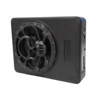 Subwoofer de voiture actif DSP 10 pouces, mince, 6.1 canaux, haut-parleur de basses sous siège avec amplificateur intégré, système audio 12V, fournisseur en gros