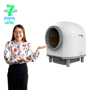 صندوق فضلات القطط الأوتوماتيكي DSDT 001، يتحكم به عبر تطبيق، مزيل للروائح، آمن، مناسب لعدة قطط، ذكي وذاتي التنظيف، مصنوع من البولي بروبيلين الصديق للبيئة - Product Image 1