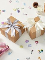 Cajas de Regalo Marrones 5x5x3.5 Cajas de Regalo de Papel Kraft con Tapas para Regalos, Manualidades, Bodas, Cumpleaños, Fiestas, Cupcakes