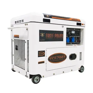 Diesel luftgekühlt 8KW 10KVA Silent Diesel Generator Kühlschrank Typ Einphasig Dreiphasig