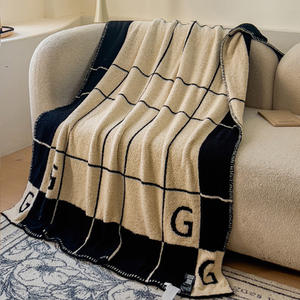 Venta al por mayor Compra a granel Manta de tortitas de doble cara, Sala de estar Otoño/invierno Manta de aire acondicionado, Manta de sofá - Product Image 3