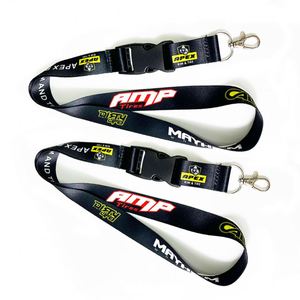 High Quality Personalized Custom Logo Polyester Neck Strap Business Work Id Card Holder Lanyard - Product Image 2