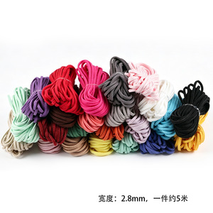 3mm Korean suede cord, craft material for bracelets, necklaces, <b>braiding</b> rope, DIY jewelry accessories. - Product Image 4