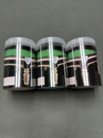 Film de protection transparent Mr Bais pour table de billard, motif grain de bois, lot de six pour la rénovation de table de billard