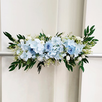 Nouveau mariage fleurs artificielles en plastique-porte linteau miroir avant chambre tenture murale route Guide décorations de Table