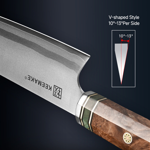 <span class=keywords><strong>Cuchillos</strong></span> <span class=keywords><strong>de</strong></span> <span class=keywords><strong>Cocina</strong></span> <span class=keywords><strong>Profesionales</strong></span> Japoneses <span class=keywords><strong>de</strong></span> 8 Pulgadas, Forjados a Mano, <span class=keywords><strong>de</strong></span> Acero Damasco 440C <span class=keywords><strong>de</strong></span> 7 Capas, con Mango <span class=keywords><strong>de</strong></span> Granada Roja y Caja <span class=keywords><strong>de</strong></span> Regalo - Product Image 4