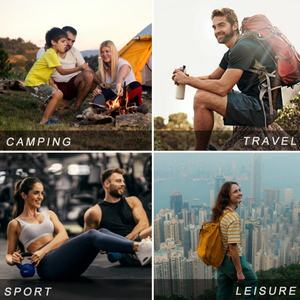 Sac à dos pliable et léger, imperméable, imprimé, conçu en usine au Vietnam, idéal pour le vélo, la randonnée et les activités de plein air pour adolescents - Product Image 4