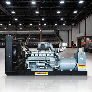 เครื่องกำเนิดไฟฟ้าดีเซลอุตสาหกรรมแบบเฟรมเปิดสำหรับ50Hz เครื่องกำเนิดดีเซลเพอร์กินส์2200KVA 4016TAG2A 24V DC แรงดันไฟฟ้าเริ่มทำงานอัตโนมัติ - Product Image 3