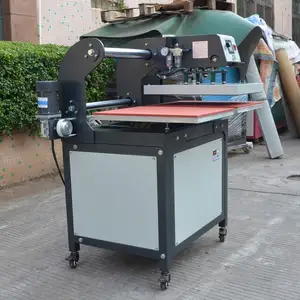 Máquina de prensado plana deslizante, máquina de impresión de transferencia de calor neumática de sublimación de tinte para camisetas/sudaderas/jersey, 40x60