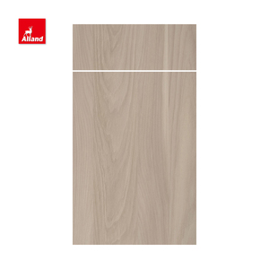 Armario Abierto Modular de Diseño Moderno Allandcabinet con Acabado en Madera Paralela, Puerta de Vidrio y Escritorio - Product Image 5