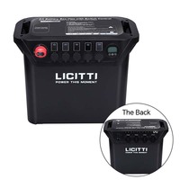 Boîtier de batterie 2000W CA avec interrupteur et application, onduleur à onde sinusoïdale pure sans fil pour camping-car