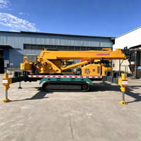 Nouvelle grue montée sur camion de 10 tonnes certifiée CE, personnalisable, avec une hauteur de levage de 22,5 m pour la construction routière et ponteuse