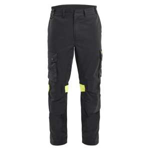 BLAKLADER - 141715129933C52 Inherent <b>Trousers</b> Black/<b>Hi</b>-<b>vis</b> yellow - EAN 7330509902981 <b>WORK</b> <b>TROUSERS</b> DENIM <b>WORK</b> <b>TROUSERS</b> - Product Image 1
