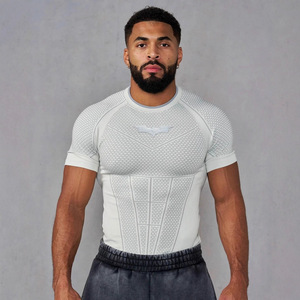 Camiseta Deportiva King Mcgreen Star <span class=keywords><strong>para</strong></span> <span class=keywords><strong>Hombre</strong></span>, Camiseta Deportiva con Estampado <span class=keywords><strong>para</strong></span> Gimnasio, Correr, Secado Rápido, Manga Corta - Product Image 6