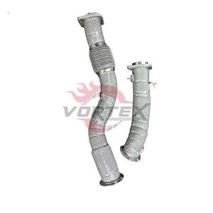 ท่อลงแคทแบบไหลสูง Vortex 304 สแตนเลสสตีล สำหรับ BMW M3 G80 S58 3.0T ปี 2023–2025 พร้อมแผ่นกันความร้อน ไม่มีไฟเตือน CEL - Product Image 2