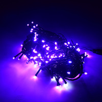 Black Wire Flash Bulb Weihnachts lichterketten Männlich und weiblich Anschließ bar 10m LED Lichterkette Weihnachts dekoration Lichterkette