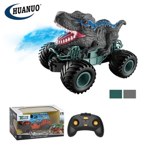 Venta caliente dinosaurio <span class=keywords><strong>Rc</strong></span> camión 1/20th 2,4G Spray simulación <span class=keywords><strong>Rc</strong></span> <span class=keywords><strong>Dino</strong></span> Stunt Car juguetes para niños con luces y sonidos - Product Image 6