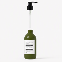 Vente en gros de flacons de shampooing en plastique PET de 500 ml avec impression à l'écran et pulvérisateur à pompe pour l'emballage de lotion cosmétique