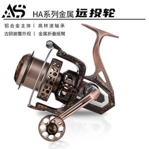 Carrete de Pesca Giratorio USA Mairun AC 823-AC Series 5+1BB 5.1:1 con Manivela de Aleación de Aluminio CNC, Sistema de Freno de 13KG de Potencia Máxima, para Mano Izquierda, para Río - Product Image 2