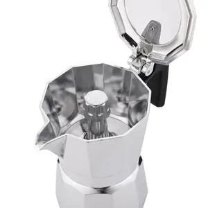 OEM Café Offre spéciale Alliage d'aluminium 1, 2, 3, 6, 9 tasses Moka Maker Espresso Italien Moka Pot