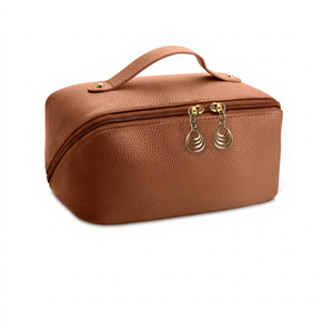 Pochette élégante en cuir pour femmes, fermeture éclair, réutilisable, durable, de haute qualité, personnalisable, petite, avec logo personnalisé - Product Image 1