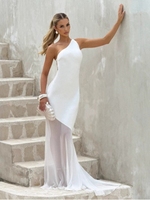 Femmes élégant mince Satin Maxi robe nouvel été écologique Sexy fronde sans manches col carré XS motif solide élégant Long