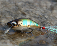 Leurre de pêche en ABS dur, type minnow, à descente lente, 47 mm, 4,2 g, pour saumon, lancer longue distance, effet tremblement