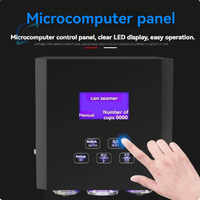 Machine semi-automatique de scellage de canettes de boissons en acier inoxydable avec affichage LED et compteur, pour usage commercial