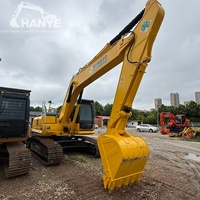Excavatrice sur chenilles Komatsu PC220 d'occasion, prête à l'emploi, vente chaude, machine d'origine, modèle 2025, moteur, pompe, boîte de vitesses, roulement inclus