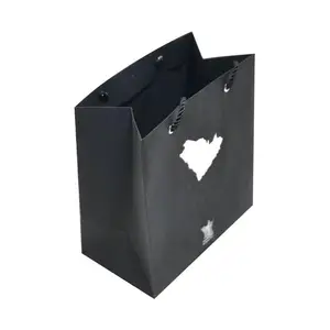 बी बैग क्राफ्ट पैकेजिंग बैग कस्टम क्राफ्ट लक्जरी खाद्य शॉपिंग थोक अपना स्वयं का लोगो मुद्रित सफेद पेपर बैग मुद्रण मशीन