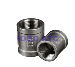 Tubería de acero inoxidable GOGO 201/304, conector antiguo de fundición con alambre interno DN15-DN32, rosca hembra, abrazadera de tubería, fontanería de alta calidad - Product Image 1