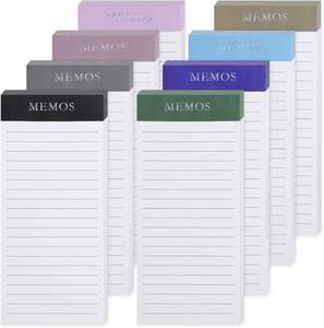 Lật <span class=keywords><strong>8</strong></span> gói tối giản từ <span class=keywords><strong>notepad</strong></span> cho tủ lạnh đầy đủ nam châm trở lại thiết kế Memo Pads cho danh sách tạp hóa & danh sách mua sắm - Product Image 1