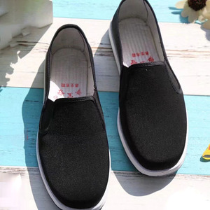 Vente en gros de chaussures en toile pour hommes mocassins d'extérieur classiques chaussures de course avec fonction légère bout fermé design résistant à l'usure - Product Image 2