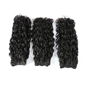 自然黑色 1B #   卷发顺滑丝滑越南处女发接发机双层编织全色批发 - Product Image 6
