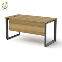 Bureau de direction modulaire en bois IULTRA moderne, design sculpté en chêne MDF/MFC avec finition antique de luxe