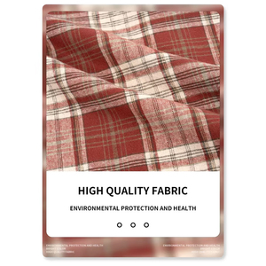 High Quality Cotton Boxy Cropped Short Sleeve Plaid <strong>Shirt</strong> Casual Fashion Cropped <strong>Check</strong> Button up <strong>Shirt</strong> for Men - Product Image 4