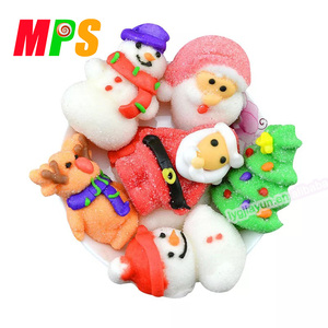 ขนมมาร์ชเมลโล่ลายการ์ตูนสโนว์แมน บรรจุภัณฑ์ของขวัญฮาลาล ดีไซน์ตลกๆ สำหรับคริสต์มาส - Product Image 3