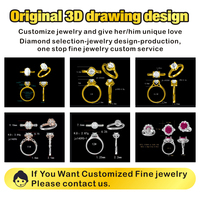 Bague de fiançailles et de mariage en or massif 10K/14K/18K avec diamant solitaire, 4 griffes, coupe ovale 1 carat, certificat IGI, bijoux fins pour femme