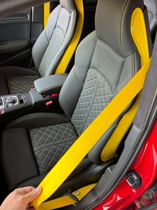 Accessori Interni Auto GZYLC, Coprisedili in Pelle Personalizzati per <span class=keywords><strong>Sedili</strong></span> Sportivi da Corsa, per <span class=keywords><strong>Audi</strong></span> <span class=keywords><strong>A3</strong></span> A4 A5 A6 A7 RS Upgrade - Product Image 3
