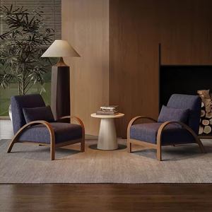 Sillón Individual de Recepción para Hotel, Diseño Minimalista de Lujo, Simple y Cómodo para Sala de Estar o Dormitorio - Product Image 3