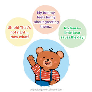 <span class=keywords><strong>Libro</strong></span> Illustrato Pop-up 3D per Bambini 'Sunshine' di Hairun, Orsetto che Fa Amicizia, Stampa Personalizzata per Età 2-6 Anni - Product Image 3