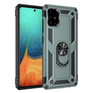Metallo Magnetico Auto Anello di Supporto Per Samsung <span class=keywords><strong>Galaxy</strong></span> A51 Coque Per Il Caso di Samsung <span class=keywords><strong>Galaxy</strong></span> <span class=keywords><strong>a71</strong></span> A515 A715 Della Copertura Posteriore - Product Image 1