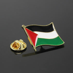 Palestijnse Vlag Souvenir Geschenken Palestijnse Hart Pin Broche Kokarde Reversspeld Badge Hard Email Vlag Badge Gratis Palestijnse Pinnen - Product Image 3
