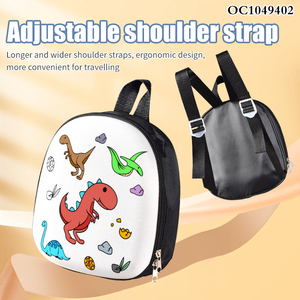 Phim hoạt hình khủng long chủ đề <span class=keywords><strong>DIY</strong></span> Doodle túi cứng Shell EVA phim hoạt hình trẻ em trường Ba lô cho bức tranh với 6pcs Bút Đánh Dấu - Product Image 3