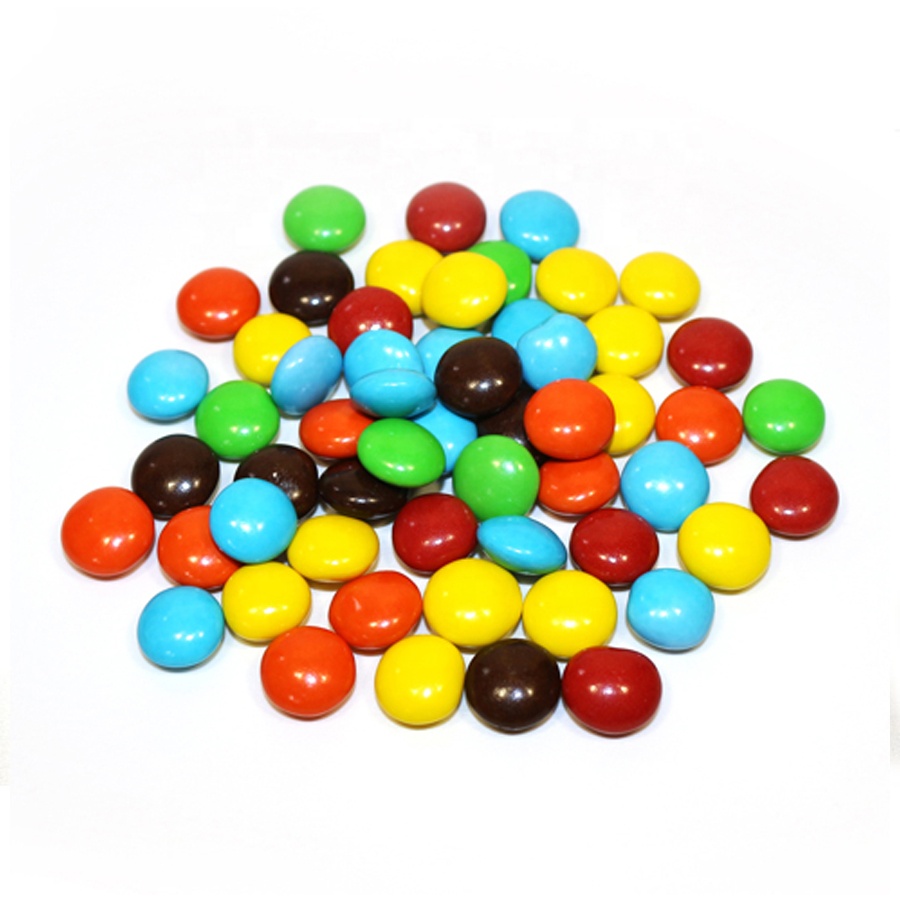 bulk chocolate candy candy coated cocoa chocolate for kids multi-colored chocolate beans