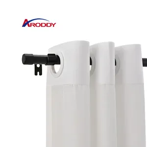 ARODDY Home Black Out Window Curtain Rod Wrap Adjustable 48-84 Inch Decoration Curtain Rods Accessories