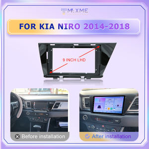 Cadre de voiture audio de 9 pouces pour <span class=keywords><strong>KIA</strong></span> <span class=keywords><strong>NIRO</strong></span> 2014-2018 UV <span class=keywords><strong>noir</strong></span> Android Audio écran stéréo Auto réparation Interface support panneau fixe - Product Image 5