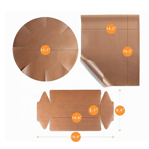 Hot Selling Kitchenware Easy to Clean Ptfe <b>Toaster</b> Oven Liner 30x40cm BBQ Craft Sheet Ptfe Oven Liner - Product Image 3
