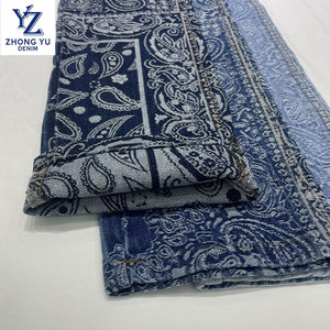 Bán buôn Polyester Cotton Denim Jacquard Jeans vải cho áo khoác và quần - Product Image 5