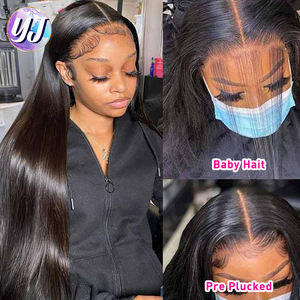 Vente en Gros 100% Cheveux Vietnamiens Bruts Ultra Lisses Perruques Sans Colle Dentelle Frontale Cheveux Humains 13x6 5x5 Fermeture Économique HD Perruques Frontales - Product Image 5